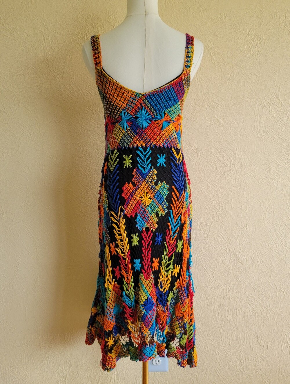 Multicolor Net Dress - Picture 5 of 7